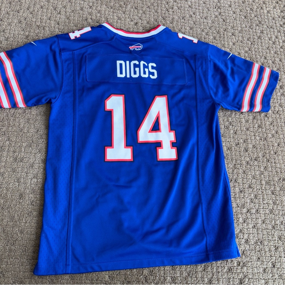 Nike Buffalo Bills Mafia Stefon Diggs NFL Football Blue Jersey Youth Kids Large